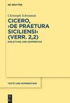 Schwameis C.  Cicero, De praetura Siciliensi (Verr. 2,2). Einleitung und Kommentar